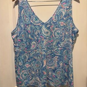 Lilly Pulitzer v neck tank top